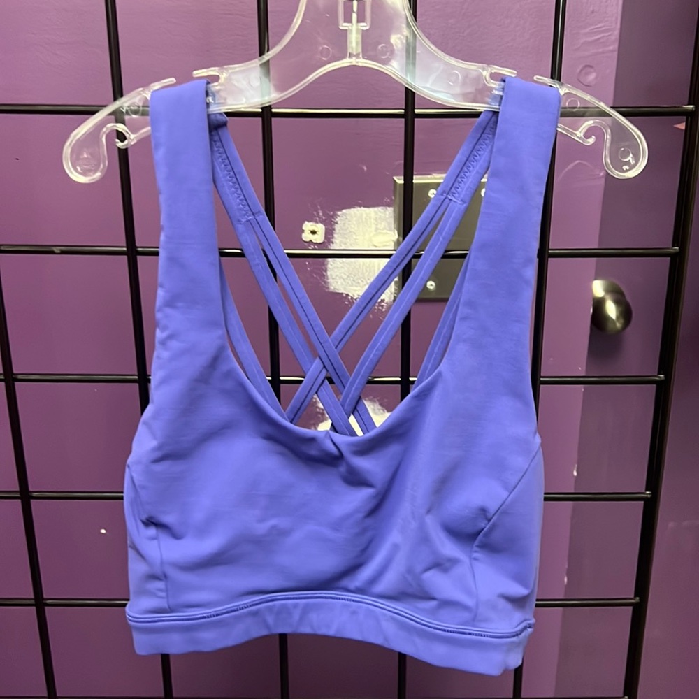 💜Lululemon Purple Workout Sports Bra 4